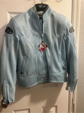 Joe Rocket Pale Blue Mesh Motorcycling Jacket